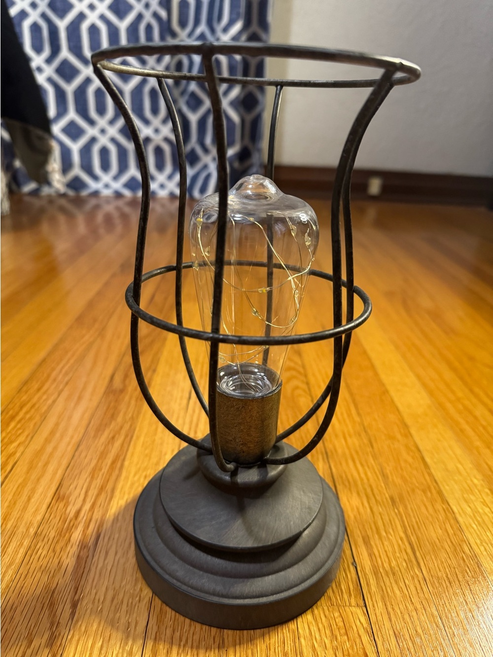 Decorative Fairy Light Lantern Metal Cage Battery Operated